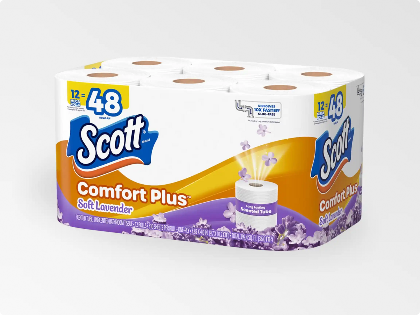 Scott® Comfort Plus with Soft Lavender Scented Tube